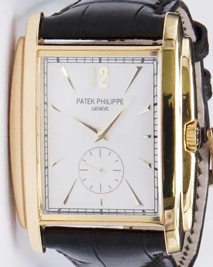 Patek Philippe Gondolo 33.4MM Silver Dial Leather Strap (5124J-001)