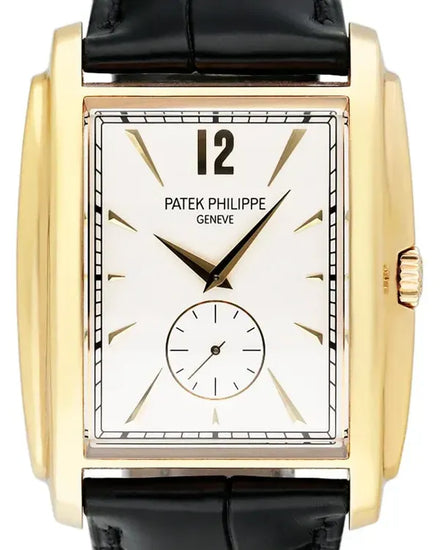 Patek Philippe Gondolo 33.4MM Silver Dial Leather Strap (5124J-001)