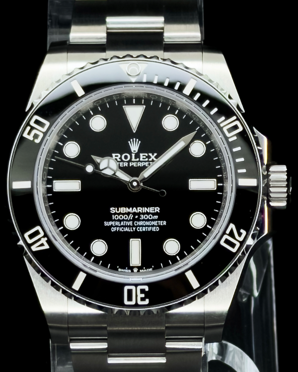 2025 Rolex Submariner No-Date 41MM Black Dial Oyster Bracelet (124060)