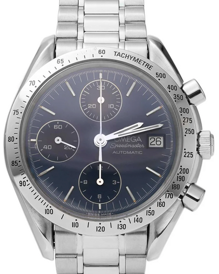 No Reserve - Omega Speedmaster 39MM Blue Dial Steel Bracelet (3511.80.00)
