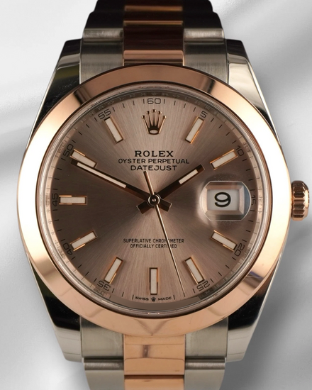 Rolex Datejust 41MM Sundust Dial Two-Tone Oyster Bracelet (126301)