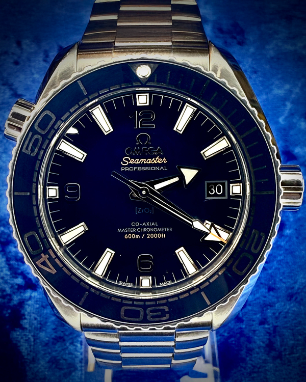 2025 Omega Seamaster Planet Ocean 600M 43.5MM Blue Dial Steel Bracelet (215.30.44.21.03.001)