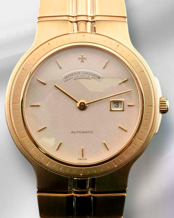 Rare Vacheron Constantin Phidias 35MM Silver Dial Yellow Gold Bracelet (48020/967J)