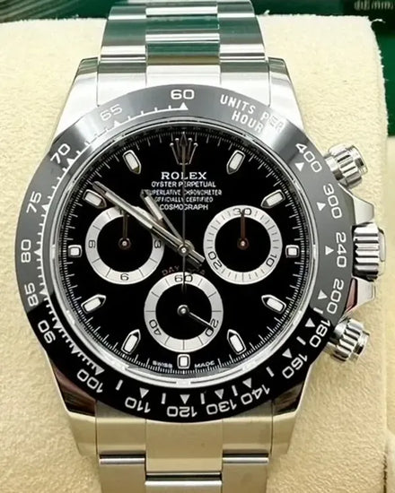 2021 Rolex Cosmograph Daytona 40MM Black Dial Oyster Bracelet (116500LN)
