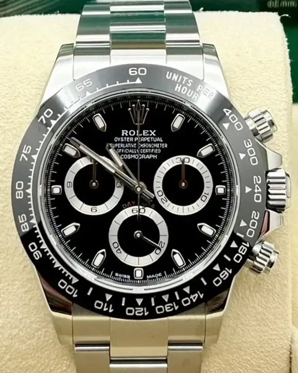 2021 Rolex Cosmograph Daytona 40MM Black Dial Oyster Bracelet (116500LN)
