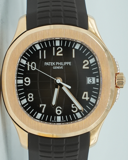 2025 Patek Philippe Aquanaut 40MM Brown Dial Rubber Strap (5167R-001)