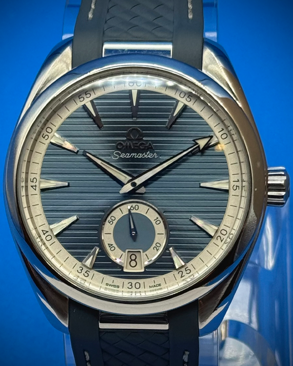 2024 Omega Seamaster Aqua Terra 150M 41MM Blue Dial Rubber Strap (220.12.41.21.03.005)