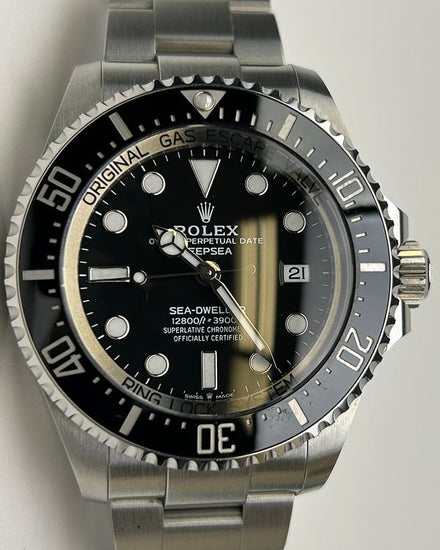 2023 Rolex Sea-Dweller Deepsea 44MM Black Dial Oyster Bracelet (136660)