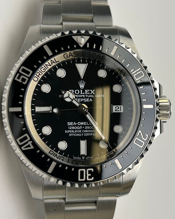 2023 Rolex Sea-Dweller Deepsea 44MM Black Dial Oyster Bracelet (136660)