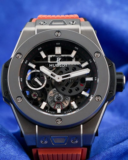 2023 Hublot Big Bang Meca-10 45MM Skeleton Dial Rubber Strap (414.NI.1123.RX)