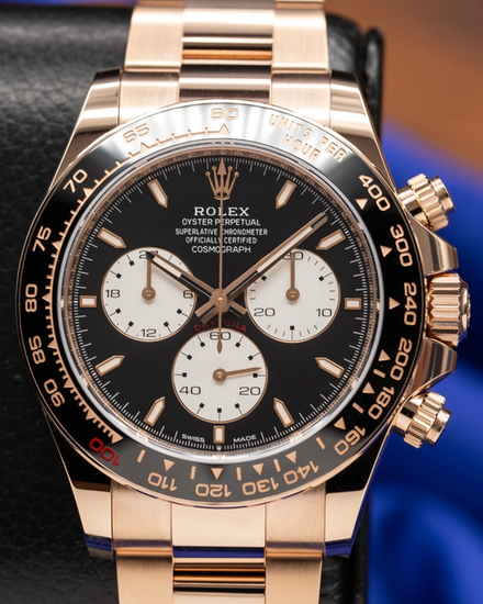 2025 Rolex Cosmograph Daytona "Le Mans" 40MM Black Dial Rose Gold Oyster Bracelet (126525LN)