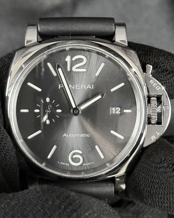 2021 Panerai Luminor Due L.E. 42MM Grey Dial Rubber Strap (PAM00904)