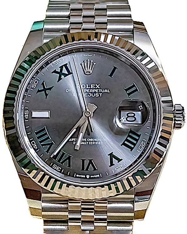 2025 Rolex Datejust "Wimbledon" 41MM Slate Dial Jubilee Bracelet (126334)