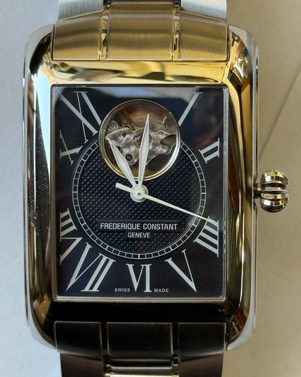 No Reserve - 2024 Frederique Constant Classics 33.3MM Blue Dial Steel Bracelet (FC-310MN4S36B)