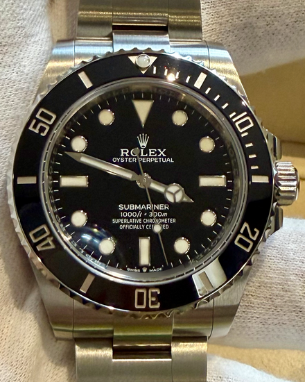 2024 Rolex Submariner No-Date 41MM Black Dial Oyster Bracelet (124060)