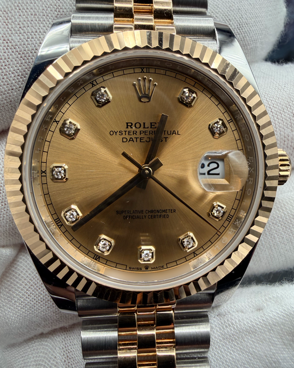2020 Rolex Datejust 41MM Champagne Dial Two-Tone Jubilee Bracelet (126333)