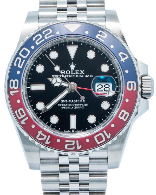 2022 Rolex GMT-Master II "Pepsi" 40MM Black Dial Jubilee Bracelet (126710BLRO)