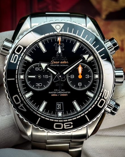 2024 Omega Seamaster Planet Ocean 600M 45.5MM Black Dial Steel Bracelet (215.30.46.51.01.001)