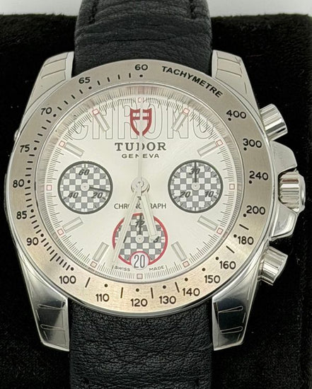 2025 Tudor Sport Chronograph 41MM Silver Dial Leather Strap (20300)