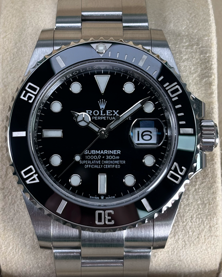 2022 Rolex Submariner Date 41MM Black Dial Oyster Bracelet (126610LN)