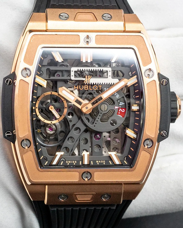 2022 Hublot Spirit Of Big Bang Meca-10 45MM Skeleton Dial Rubber Strap (614.OX.1180.RX)
