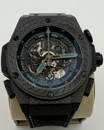 Hublot King Power "F1 Abu Dhabi" L. E. 48MM Skeleton Dial Rubber Strap (719.QM.1729.NR.FAD11)