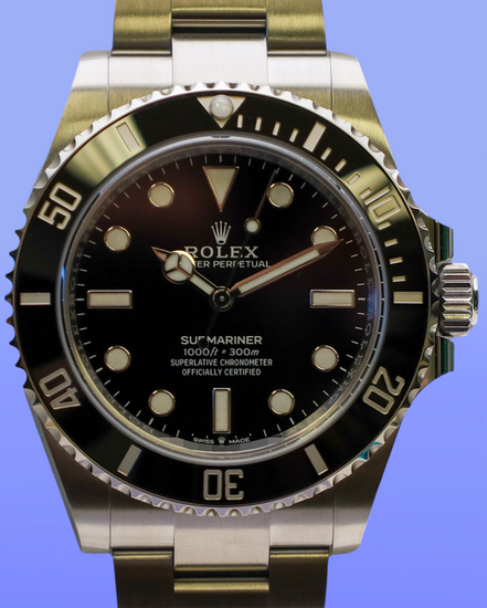 2025 Rolex Submariner No-Date 41MM Black Dial Oyster Bracelet (124060)