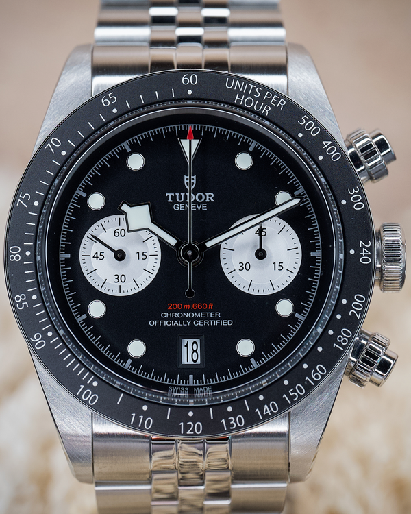 2025 Tudor Black Bay Chrono 41MM Black Dial Steel Bracelet (79360N)