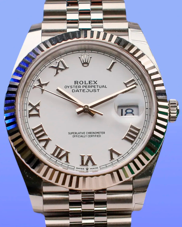 2025 Rolex Datejust 41MM White Dial Jubilee Bracelet (126334)