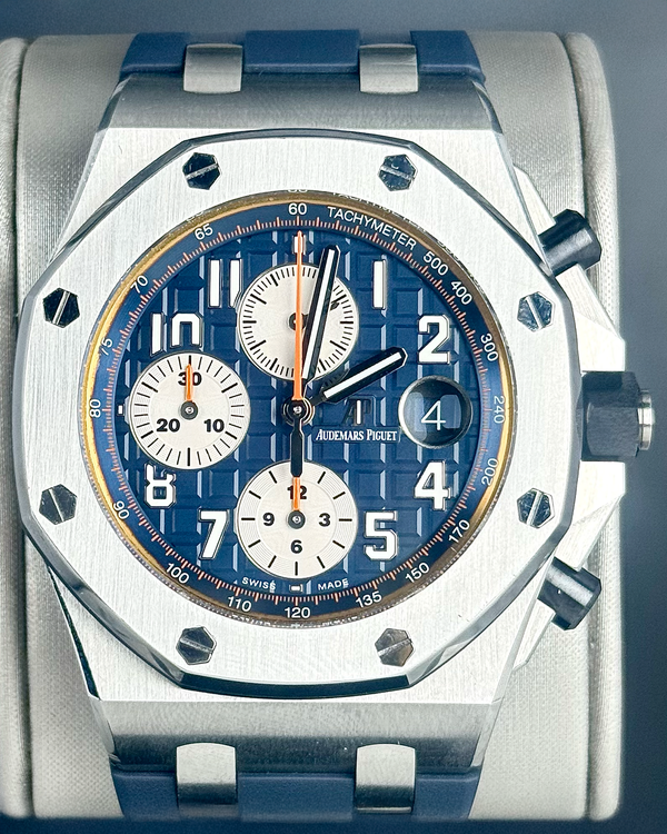 2016 Audemars Piguet Royal Oak Offshore "Navy" 42MM Blue Dial Rubber Strap (26470ST)