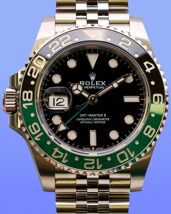 2025 Rolex GMT-Master II "Sprite" 40MM Black Dial Jubilee Bracelet (126720VTNR)
