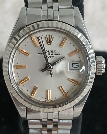 1981 Rolex Lady-Datejust 26MM Silver Dial Jubilee Bracelet (6917)