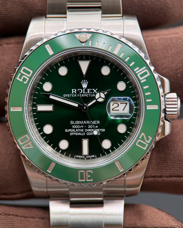 Rolex Submariner Date "Hulk" 40MM Green Dial Oyster Bracelet (116610LV)