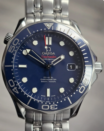 2023 Omega Seamaster Diver 300M 41MM Blue Dial Steel Bracelet (212.30.41.20.03.001)