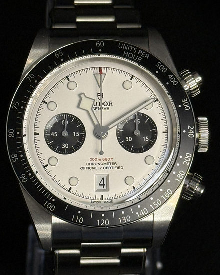 2025 Tudor Black Bay Chrono "Panda" 41MM White Dial Steel Bracelet (79360N)