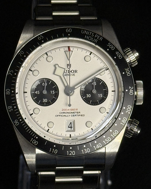 2025 Tudor Black Bay Chrono "Panda" 41MM White Dial Steel Bracelet (79360N)