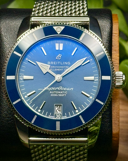 2024 Breitling Superocean Heritage II 42MM Blue Dial Steel Bracelet (AB2010161C1A1)