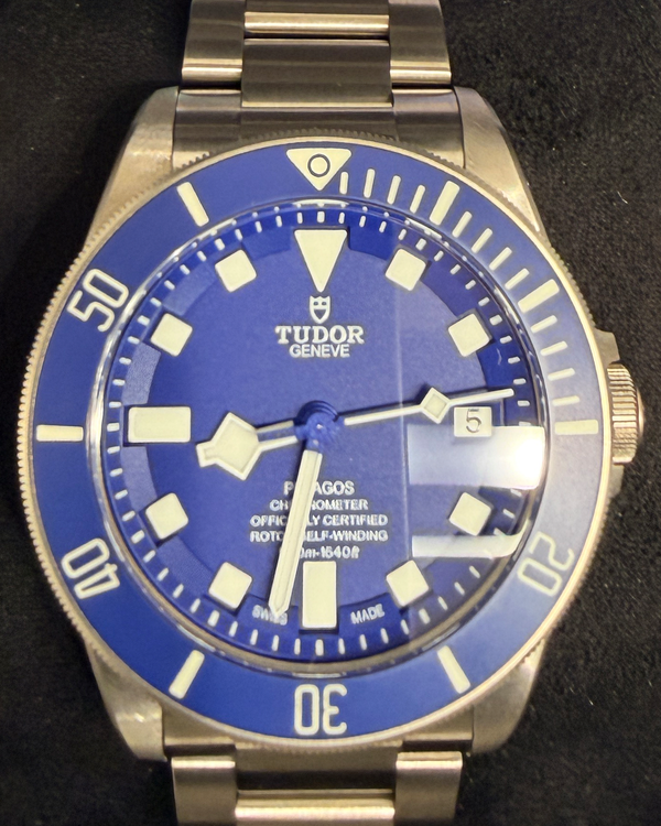 2025 Tudor Pelagos 42MM Blue Dial Titanium Bracelet (25600TB)