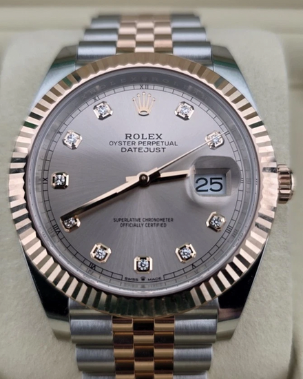 2025 Rolex Datejust 41MM Sundust Dial Two-Tone Jubilee Bracelet (126331)
