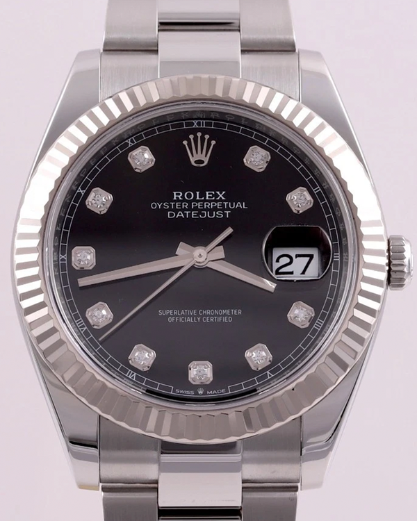2024 Rolex Datejust 41MM Black Dial Oyster Bracelet (126334)