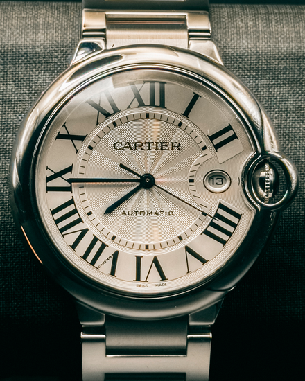 2017 Cartier Ballon Bleu 42MM Silver Dial Steel Bracelet (W69012Z4)