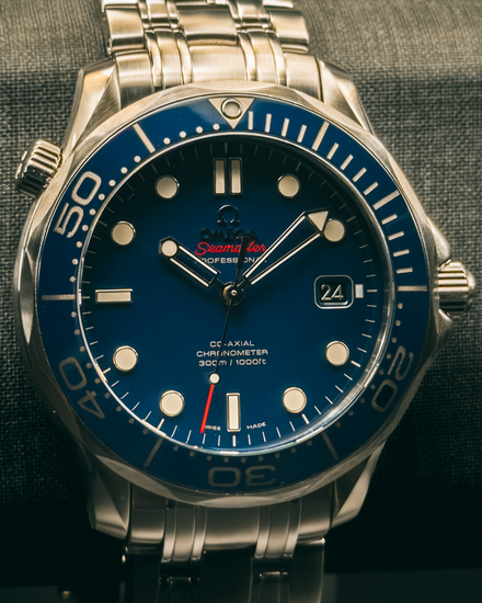 Omega Seamaster Diver 300M 41MM Blue Dial Steel Bracelet (212.30.41.20.03.001)