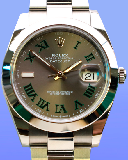 2025 Rolex Datejust "Wimbledon" 41MM Slate Dial Oyster Bracelet (126300)