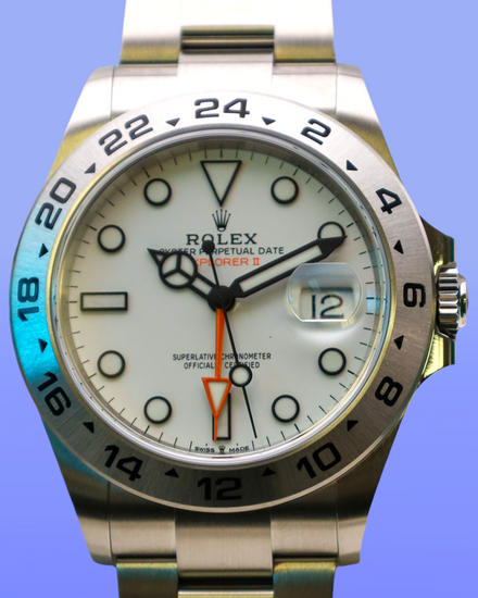 2025 Rolex Explorer II "Polar" 42MM White Dial Oyster Bracelet (226570)