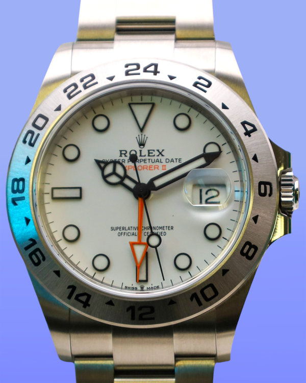 2025 Rolex Explorer II "Polar" 42MM White Dial Oyster Bracelet (226570)
