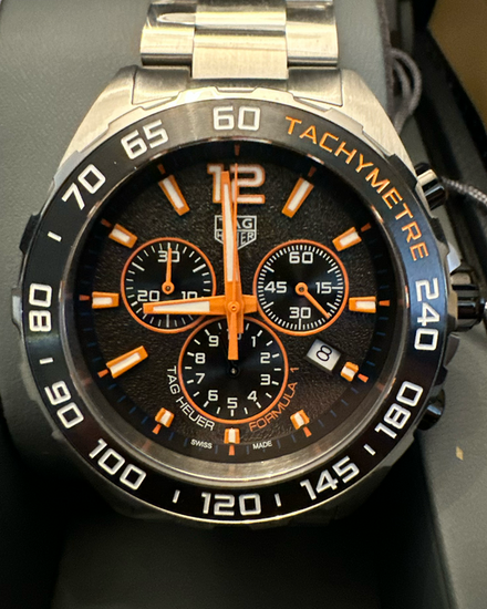 Tag Heuer Formula 1 Chronograph 43MM Quartz Grey Dial Steel Bracelet (CAZ101AH.BA0842)