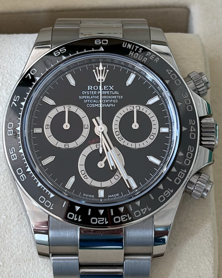 2025 Rolex Cosmograph Daytona 40MM Black Dial Oyster Bracelet (126500LN)