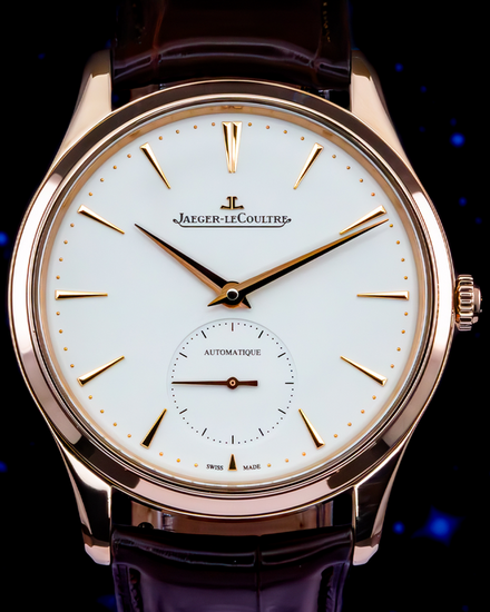 2021 Jaeger-LeCoultre Master Ultra Thin 39MM Silver Dial Leather Strap (Q1212510)