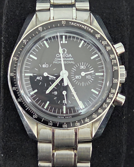 2014 Omega Speedmaster Professional Moonwatch 42MM Black Dial Steel Bracelet (3570.50.00)