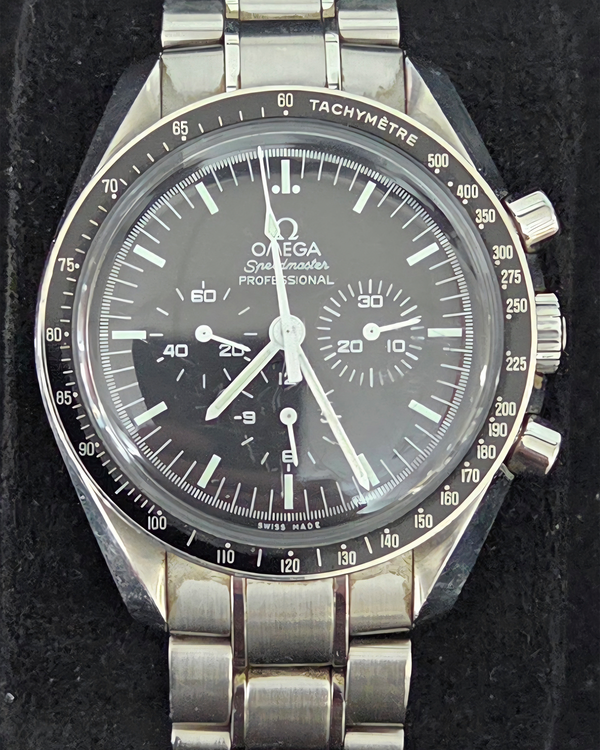 2014 Omega Speedmaster Professional Moonwatch 42MM Black Dial Steel Bracelet (3570.50.00)